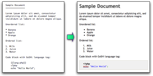 Conversión Markdown para web. Imaxe de anthonybush.com