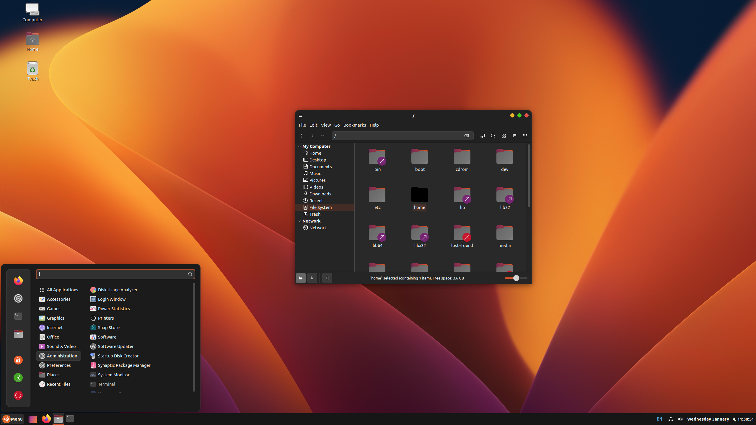 Cinnamon Dark Theme