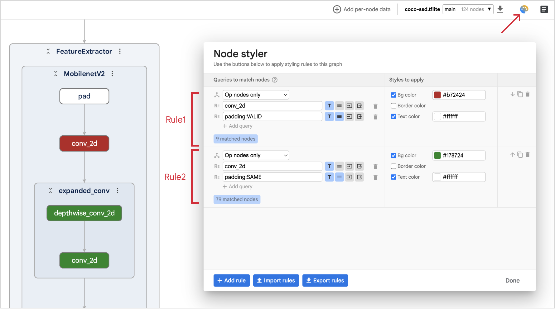 node styler