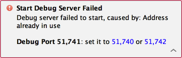 debug-start-failed